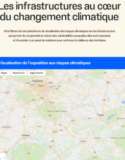 Infraclimat : la nouvelle plateforme de visualisation des risques climatiques sur les infrastructures